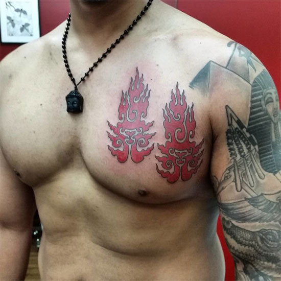 tattoo on chest