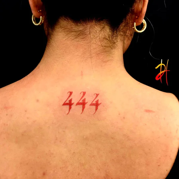 444 back tattoo 2