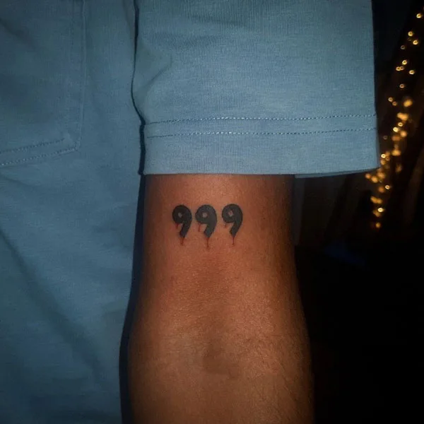 999 sleeve tattoo 1