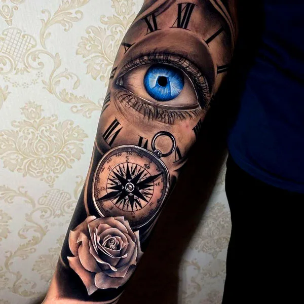 64 Timeless Clock and Rose Tattoo Ideas To Try Out Today!