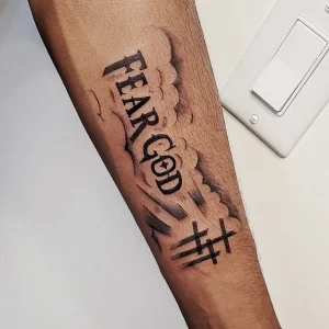 65 Stunning Fear God Tattoo Ideas: Symbol of Faith on Your Skin