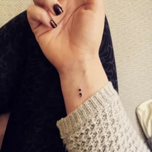 252 Unique and Empowering Semicolon Tattoo Ideas