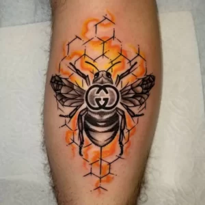 Gucci bee tattoo 1