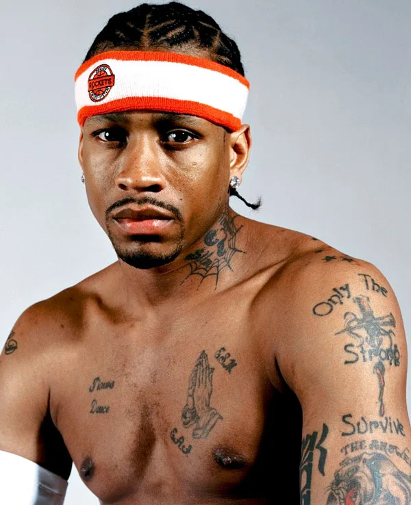 Only the strong survive tattoo Allen Iverson