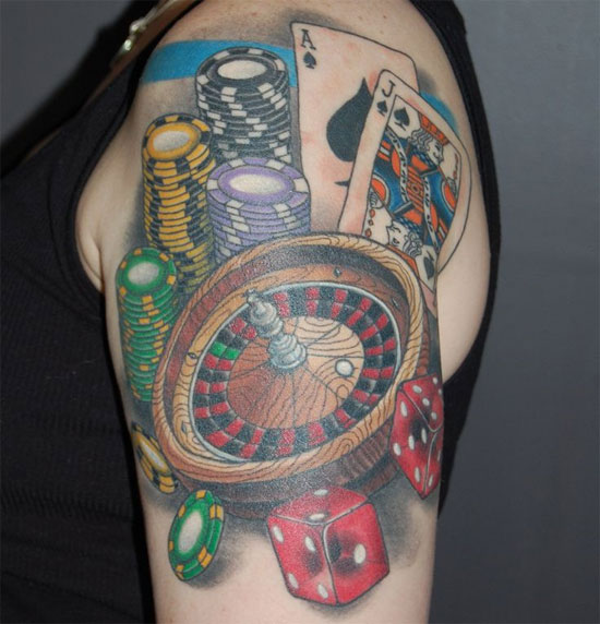 life a gamble casino tattoo