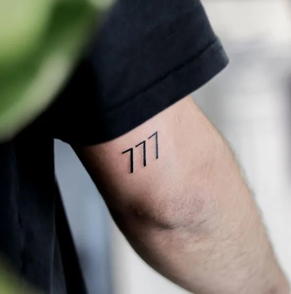 777 tattoo 19