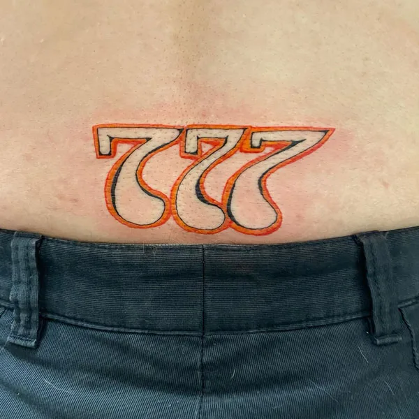 777 tattoo 30