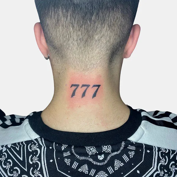 777 tattoo 56