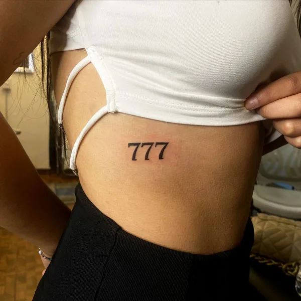 777 tattoo 72