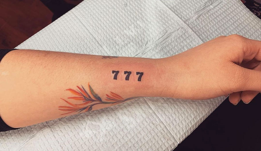 106 Impressive 777 Tattoo Designs to Strengthen Your Inner Spirit - All About Tattoo