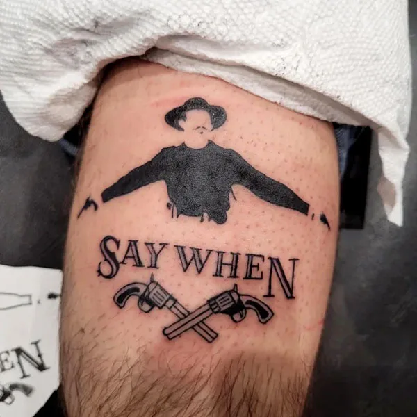 Doc holliday say when tattoo