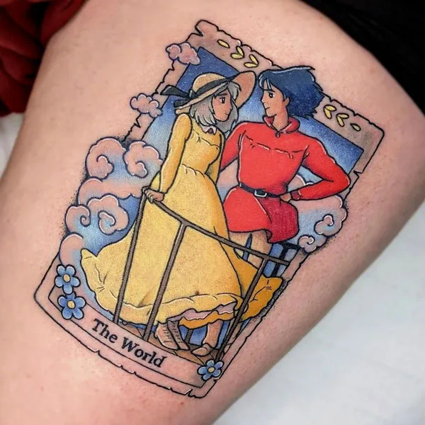 Howl's Moving Castle Tattoo 45