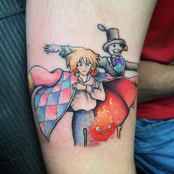 Howl's Moving Castle Tattoo 47