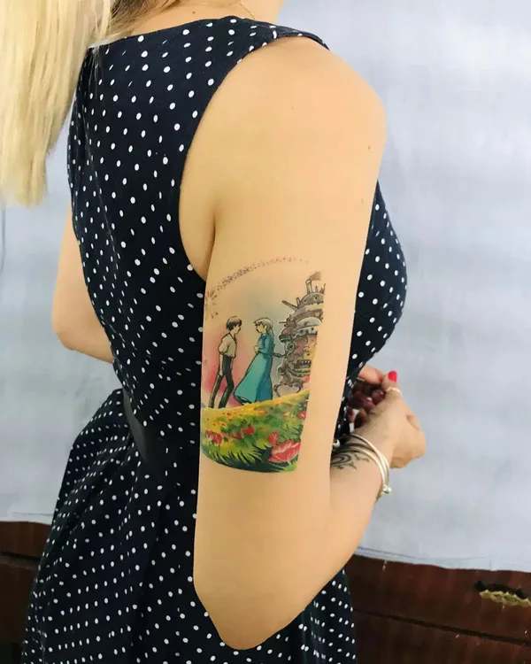 Howl's Moving Castle Tattoo 52