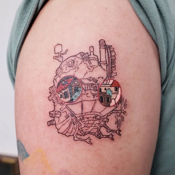 Howl's Moving Castle Tattoo 54