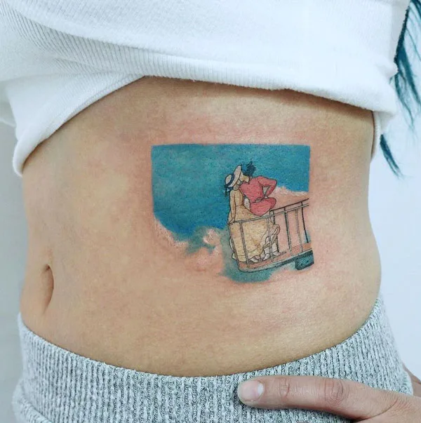 Howl's Moving Castle Tattoo 58