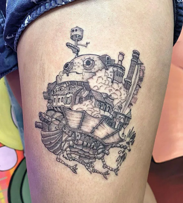 Howl's Moving Castle Tattoo 60