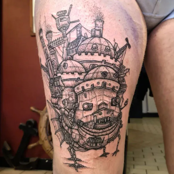 Howl's Moving Castle Tattoo 69