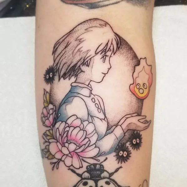 Howl's Moving Castle Tattoo 75