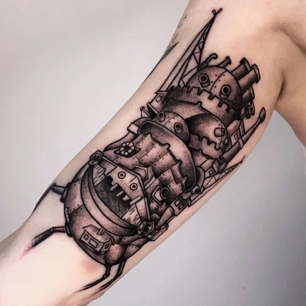 Howl's Moving Castle Tattoo 79