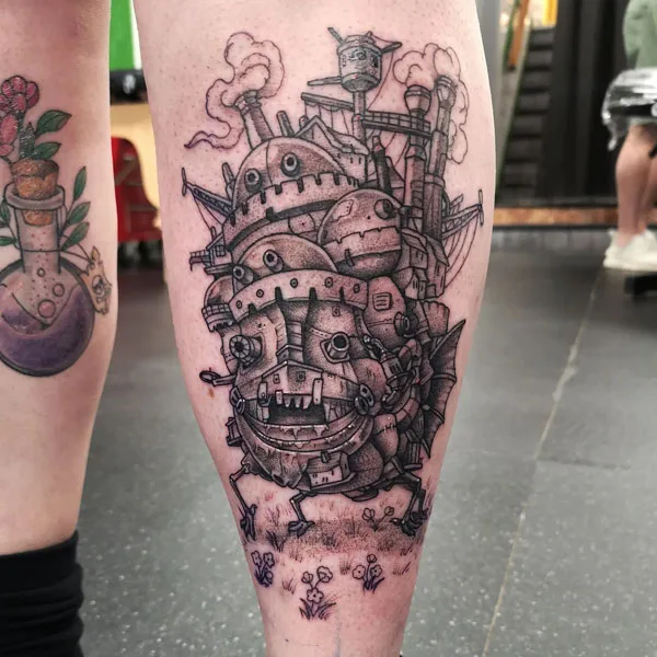 Howl's Moving Castle Tattoo 84