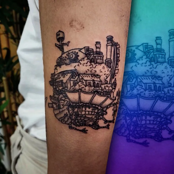 Howl's Moving Castle Tattoo 89