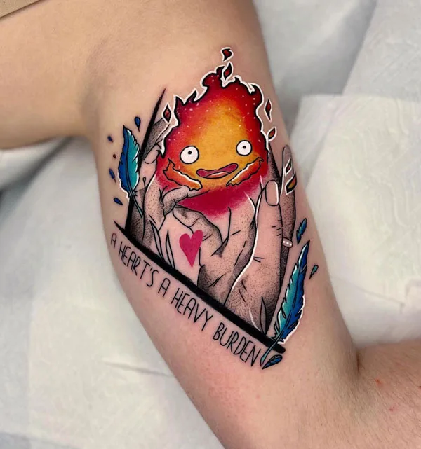 Howl's Moving Castle Tattoo 93