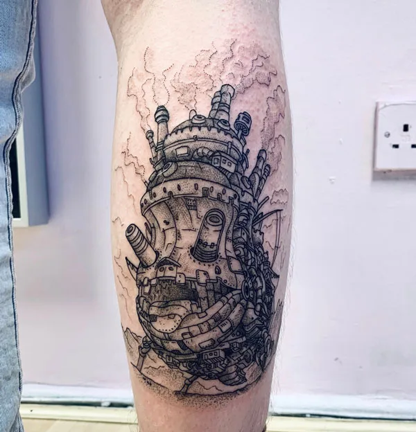 Howl's Moving Castle Tattoo 94