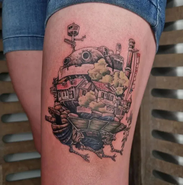 Howl's Moving Castle Tattoo 95