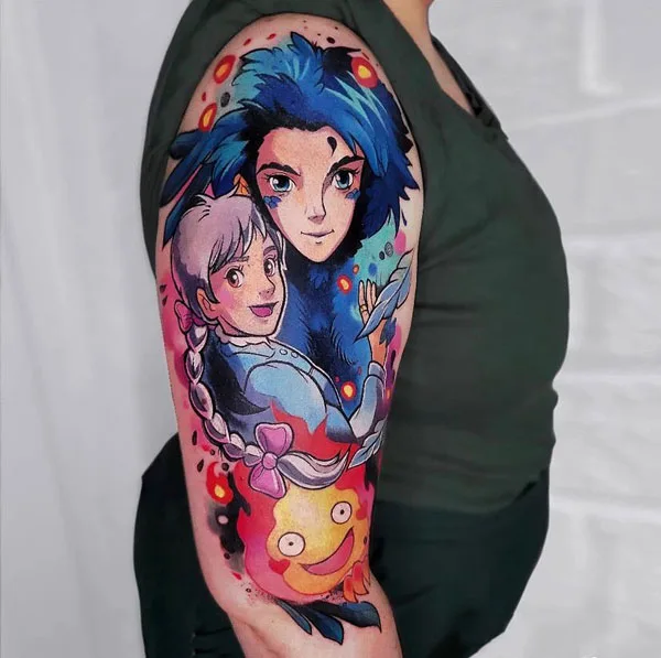 Howl's Moving Castle Tattoo 96
