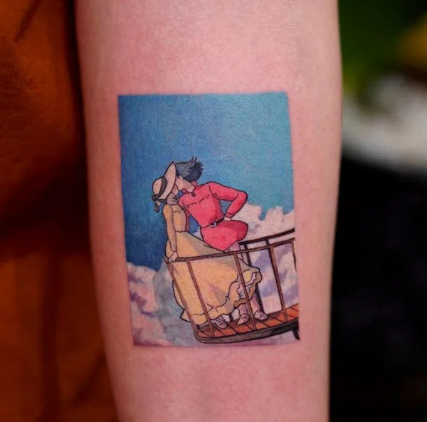Howl's Moving Castle Tattoo 17