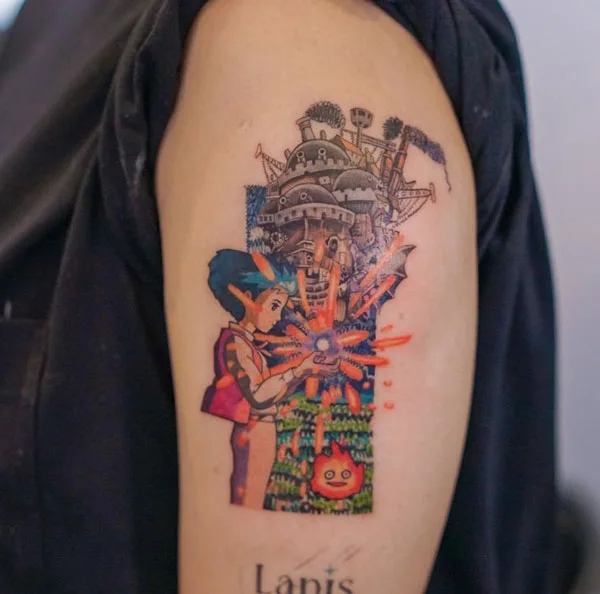 Howl's Moving Castle Tattoo 34