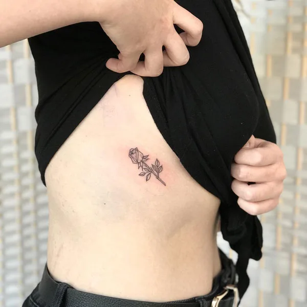 Side boob tattoo 17