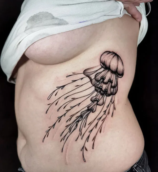 Side boob tattoo 69