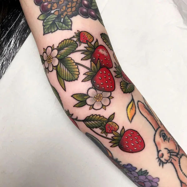 Strawberry Tattoo 10