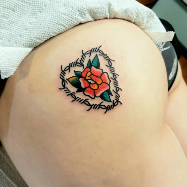 Butt tattoo 126