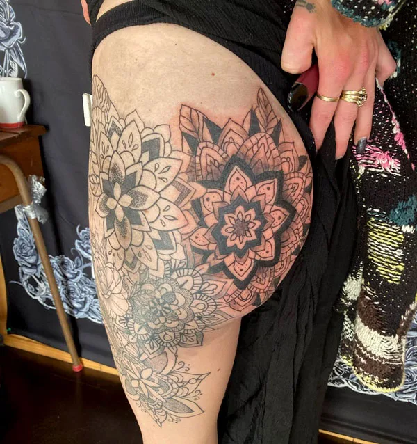 Butt tattoo 16