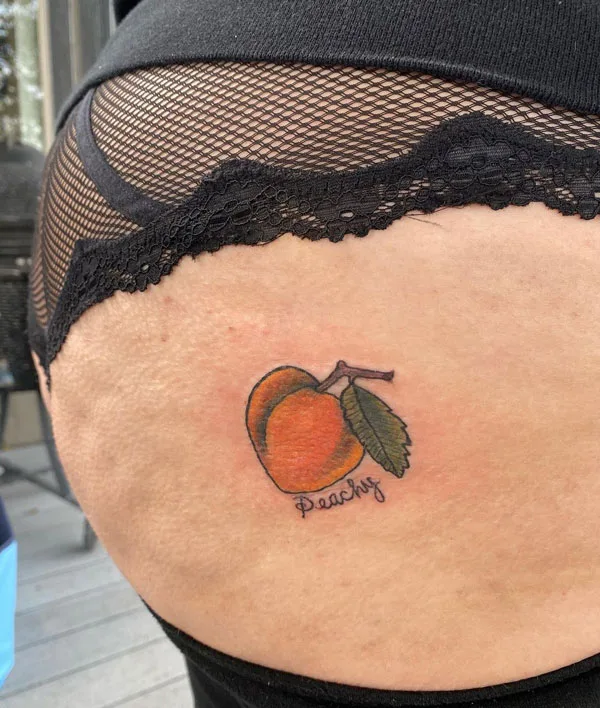 Butt tattoo 167