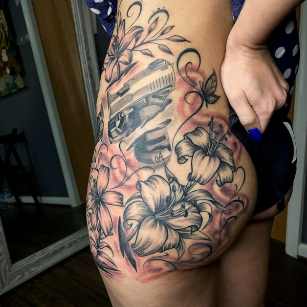 Butt tattoo 183