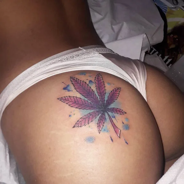 Butt tattoo 238