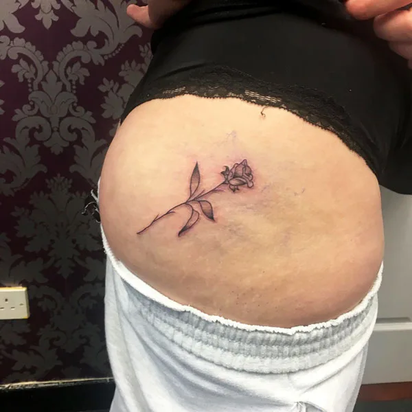 Butt tattoo 268