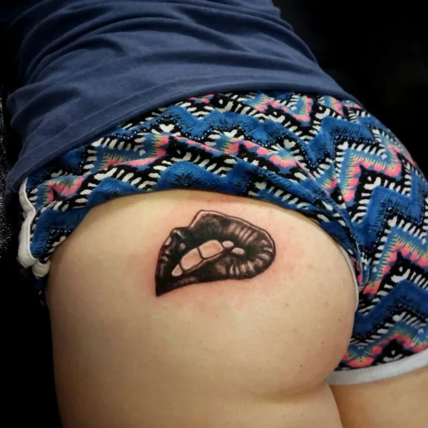 Butt tattoo 273
