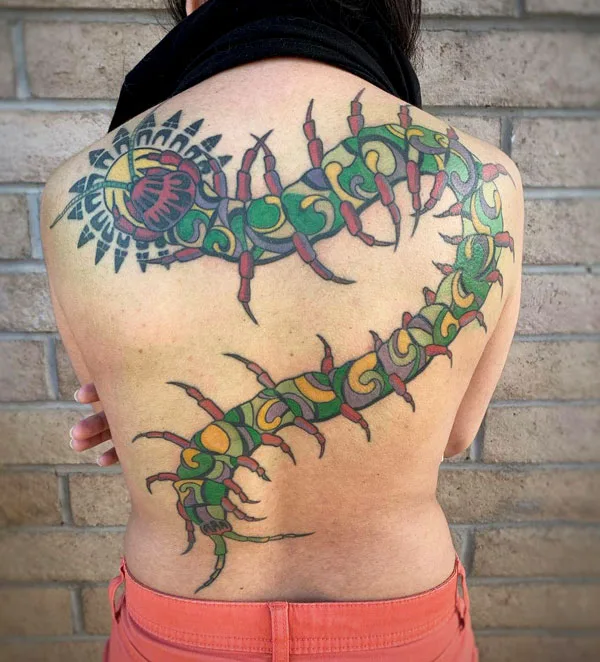 Centipede Tattoo 11