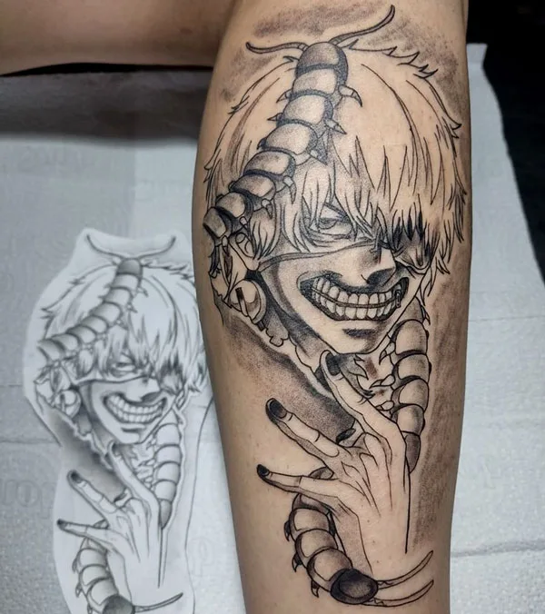 Centipede Tattoo Tokyo Ghoul