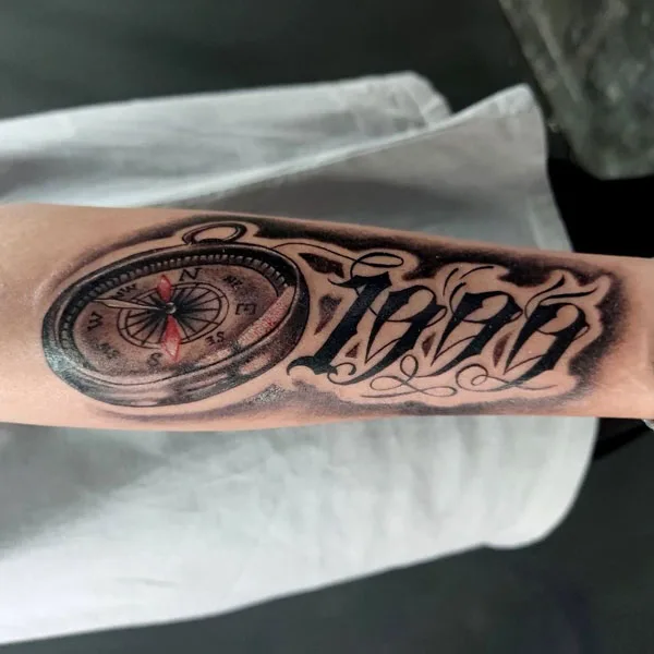 Compass 1999 tattoo