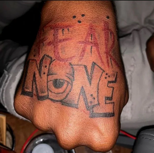 Fear None Tattoo 14