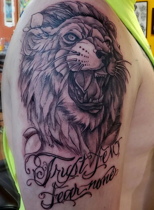 Fear None Tattoo 45