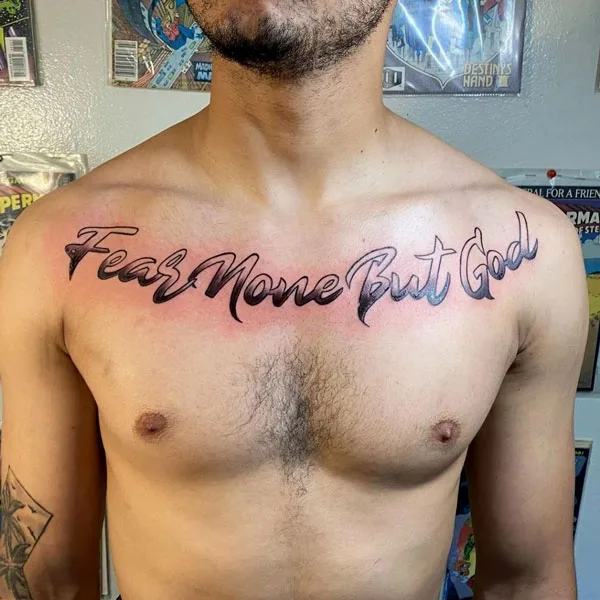Fear None Tattoo 47