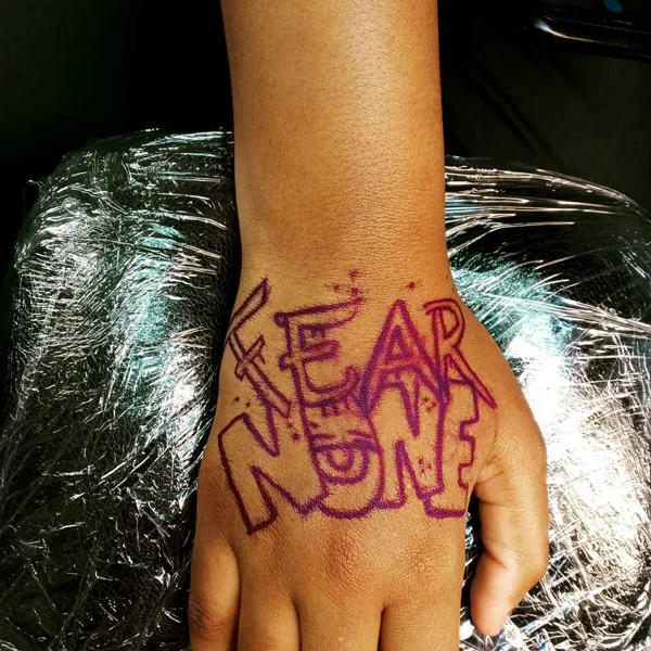 Fear None Tattoo 53