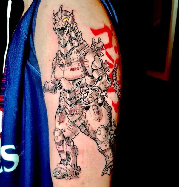 Godzilla tattoo 13